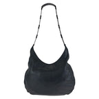 Prada Black Silver Leather Shoulder Bag — view 2