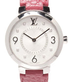 Louis Vuitton Watch Tambour Slim PM Quartz Silver