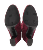 Hermes Short Boots Saint Germain Kelly Suede — view 6