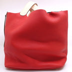 Hermes Picotin Lock GM 26 Touch Taurillon Clemence Swift Rouge Tomato Handbag — view 2