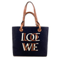 Loewe Love Anagram 2-Way Tote Wool