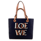 Loewe Love Anagram 2-Way Tote Wool