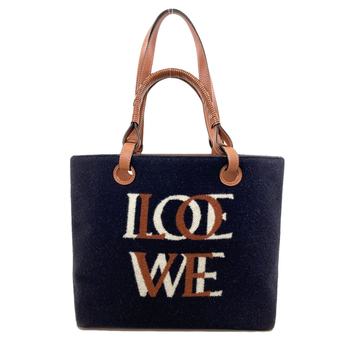Loewe Love Anagram 2-Way Tote Wool