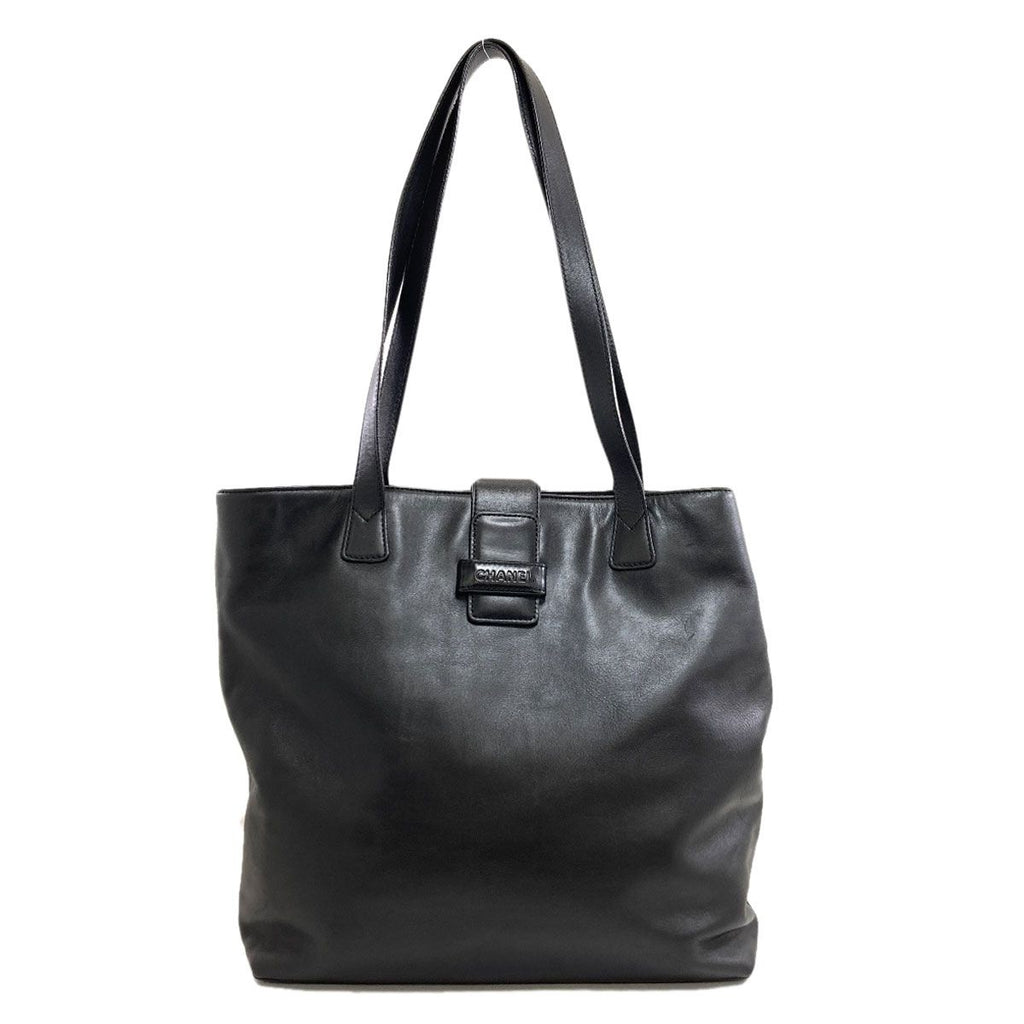 Chanel Logo Tote Calf