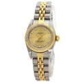 Rolex Oyster Perpetual Diamond Watch SS Yellow Gold 18k