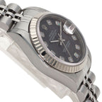 Rolex Datejust Diamond Watch SS 18k White Gold — view 6