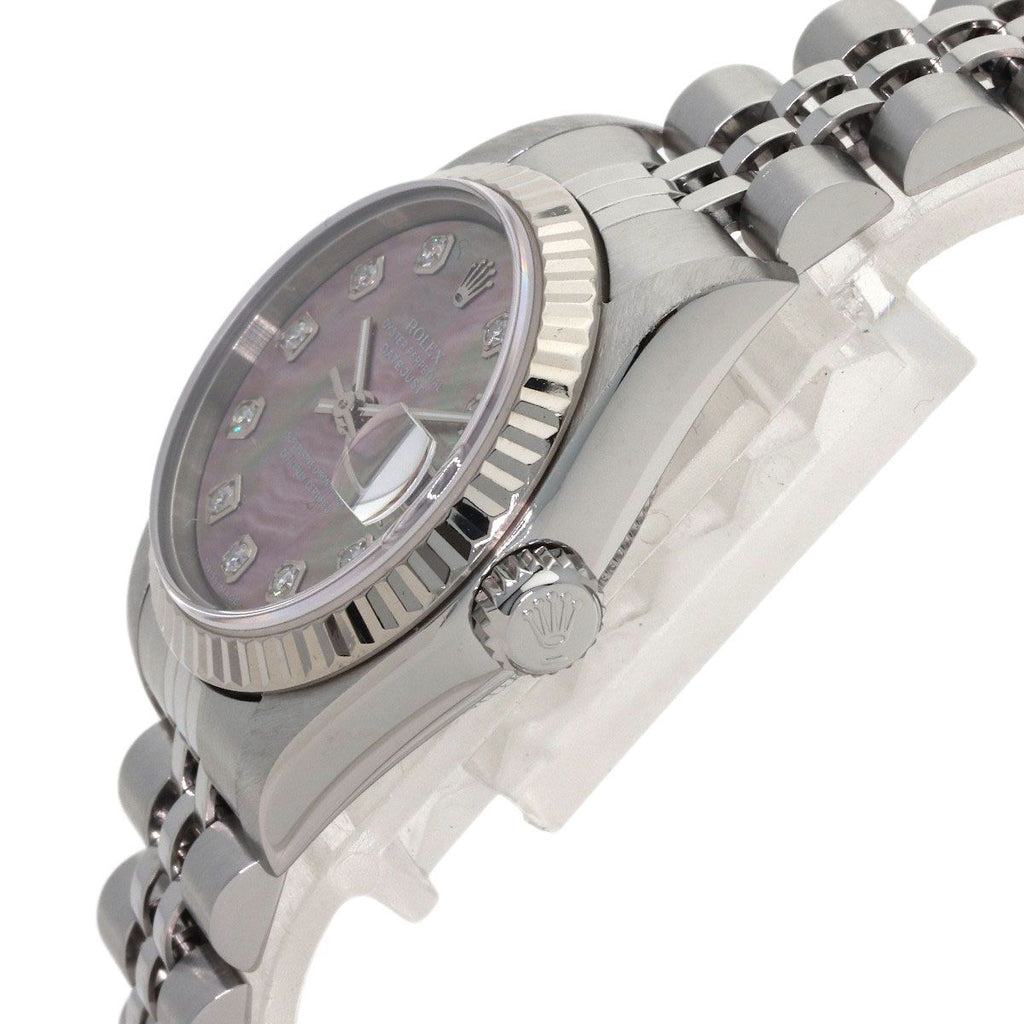 Rolex Datejust Diamond Watch SS 18k White Gold — view 5