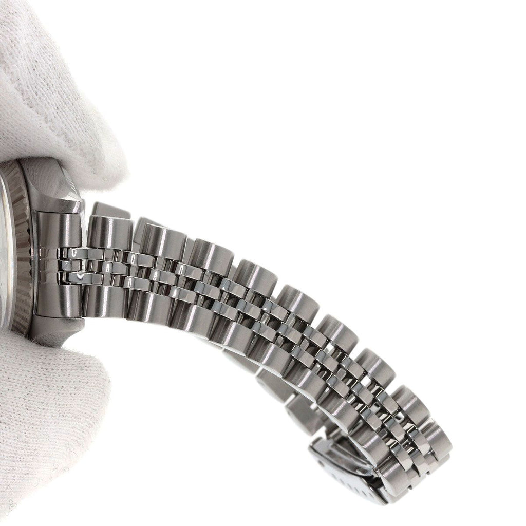 Rolex Datejust Diamond Watch SS 18k White Gold — view 9