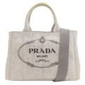 Prada Canapa Mini 2-Way Handbag Denim
