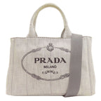 Prada Canapa Mini 2-Way Handbag Denim