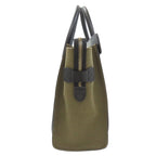 Celine Luggage Micro Handbag Leather Canvas — view 3