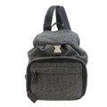 Prada Logo Backpack Wool