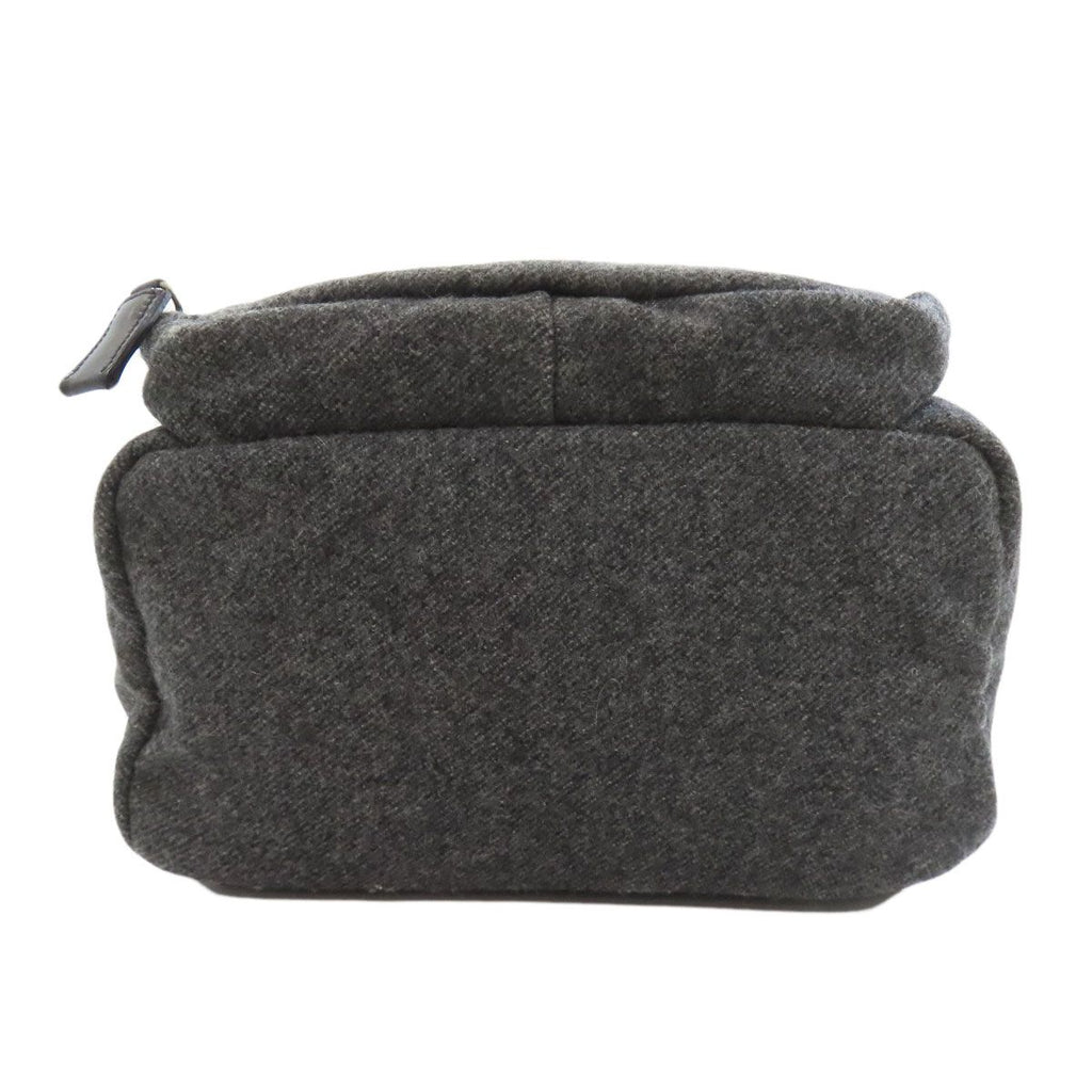 Prada Logo Backpack Wool — view 4