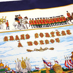 Hermes Carre 90 Grand Cortege A' Moscou Moscow March Scarf Silk Navy Multicolor — view 7