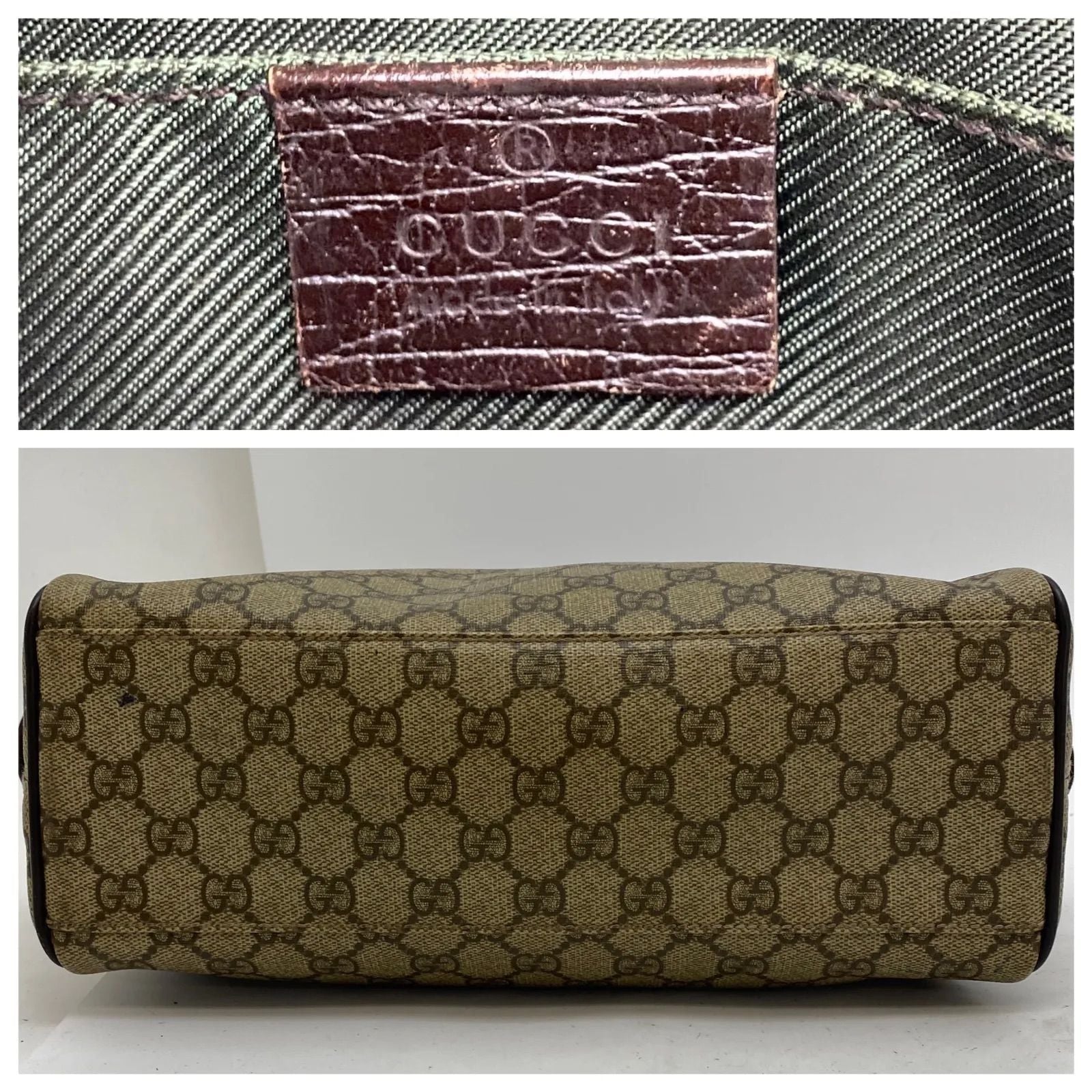 Gucci GG Pattern Clutch Pouch Handbag — view 3