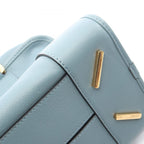 Loewe Handbag Amazona 28 2-Way Blue Gray Leather — view 8