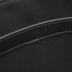 Celine Shoulder Bag Triomphe Black Canvas Leather — view 4