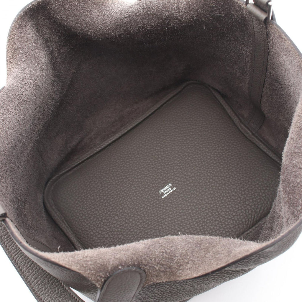 Hermes Handbag Picotin Lock MM Etain Leather — view 3