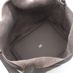 Hermes Handbag Picotin Lock MM Etain Leather — view 3