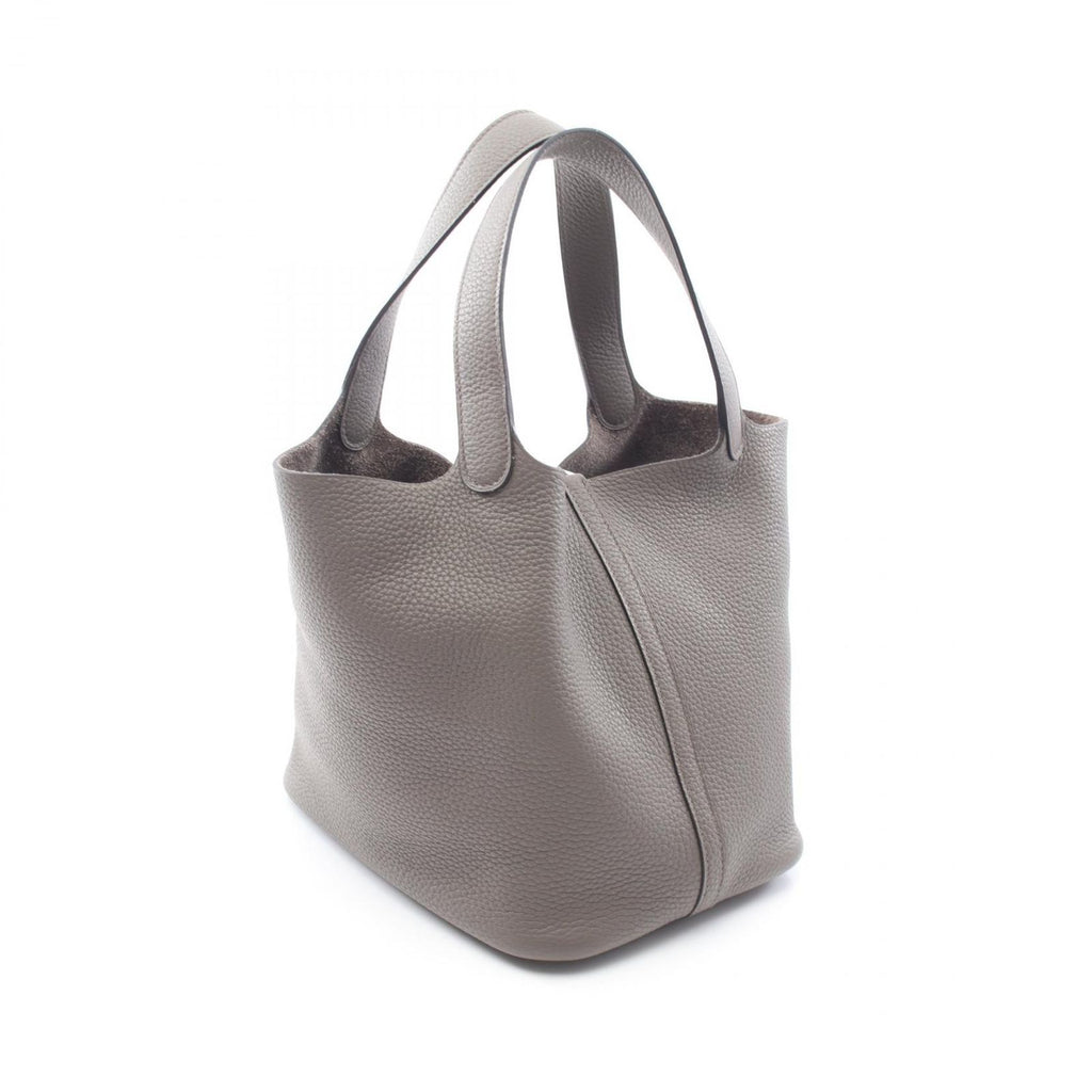 Hermes Handbag Picotin Lock MM Etain Leather — view 2