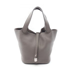 Hermes Handbag Picotin Lock MM Etain Leather