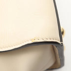 Fendi Handbag Peekaboo Regular Goods Mon Star Eye 2-Way Cream Black Leather — view 7