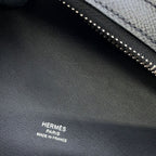 Hermes Shoulder Bag Petit Cosplay Black Silver Epsom — view 8