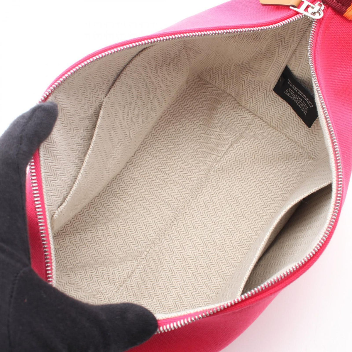 Hermes Handbag Brid-a-brac PM 04 Hibiscus Canvas Bride-a-Brac PM — view 3