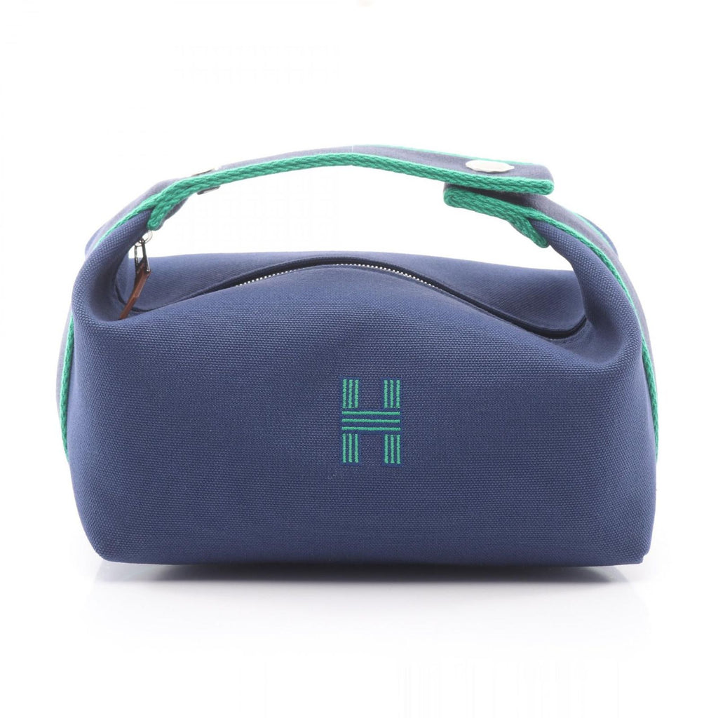 Hermes Handbag Brid-a-brac PM Blue Marine Canvas Bride-a-Brac