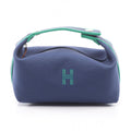 Hermes Handbag Brid-a-brac PM Blue Marine Canvas Bride-a-Brac