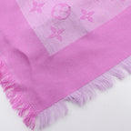 Louis Vuitton Shawl Monogram Silk Wool Scarf — view 4