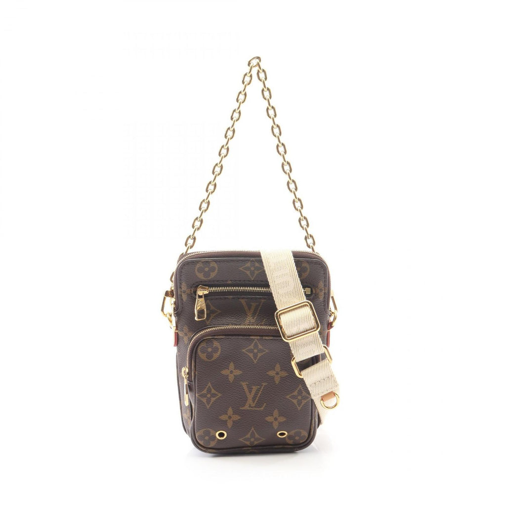 Louis Vuitton Handbag Utility Crossbody 2-Way Canvas Leather
