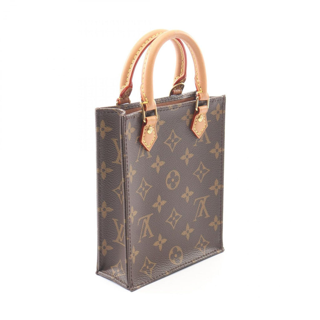 Louis Vuitton Handbag Petite Sac Plat 2-Way Canvas Leather — view 2
