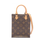 Louis Vuitton Handbag Petite Sac Plat 2-Way Canvas Leather