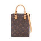 Louis Vuitton Handbag Petite Sac Plat 2-Way Canvas Leather