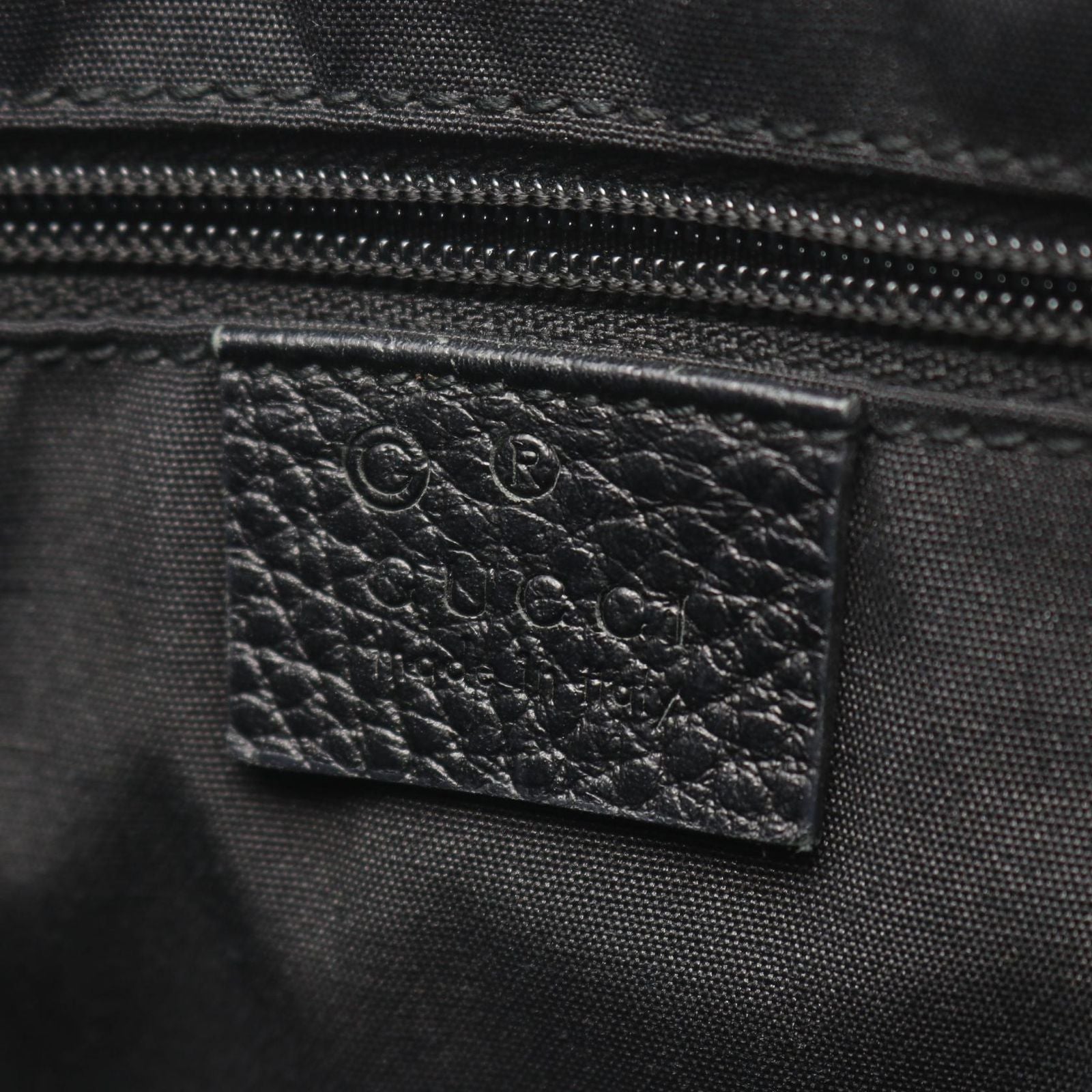Gucci Tote Abbey GG Pattern Black Nylon Leather — view 4