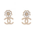 Chanel Earrings CC Logo Flower