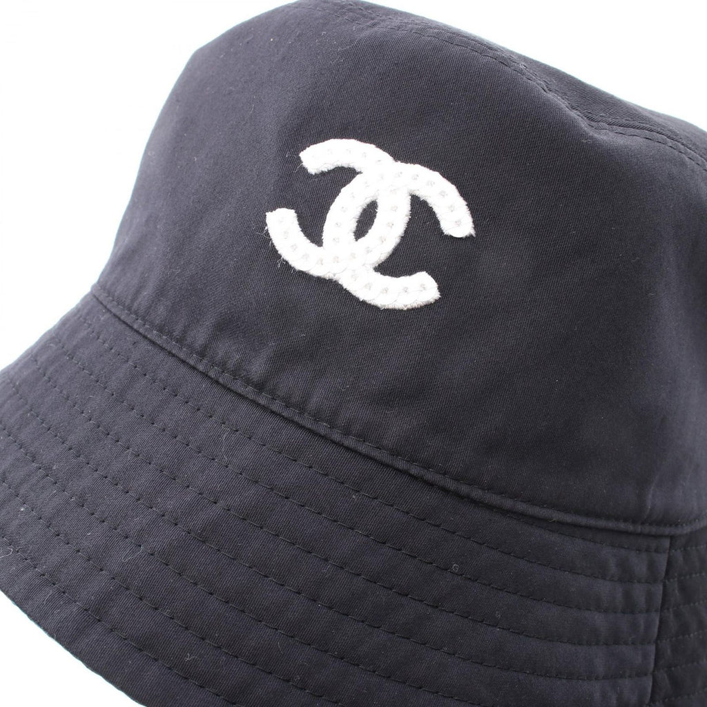 Chanel CC Logo Reversible Bucket Hat BK — view 6