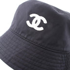 Chanel CC Logo Reversible Bucket Hat BK — view 6