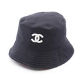 Chanel CC Logo Reversible Bucket Hat BK