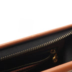 Fendi Handbag Pecan Brown Canvas Leather — view 8