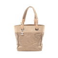 Chanel Tote Paris Biarritz PM Gold Canvas Leather PM
