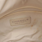 Chanel Tote Paris Biarritz PM Gold Canvas Leather PM — view 4