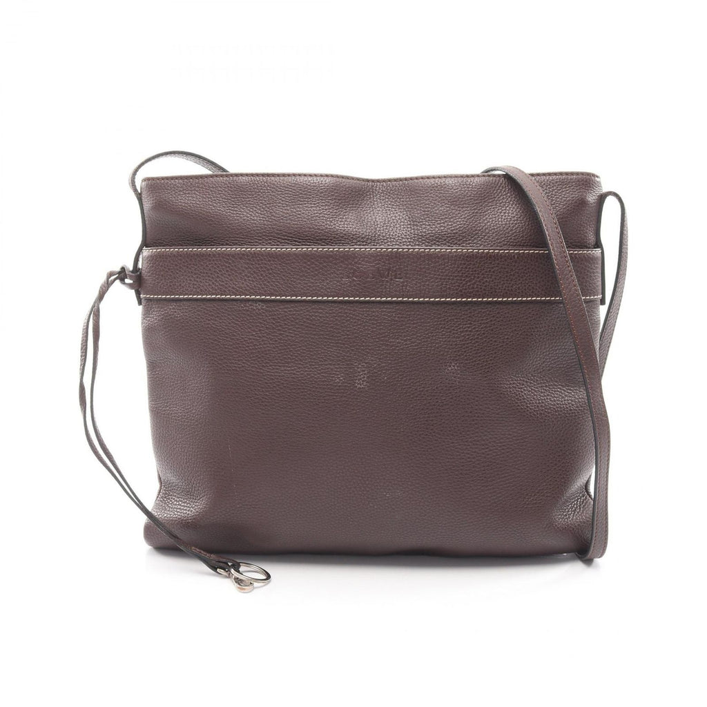 Loewe Shoulder Bag Brown Leather