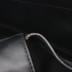 Chanel Tote Paris Biarritz MM Black Leather Canvas — view 9