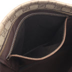 Gucci Shoulder Bag GG Supreme Beige Brown Canvas Leather — view 8