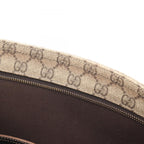 Gucci Shoulder Bag GG Supreme Beige Brown Canvas Leather — view 9