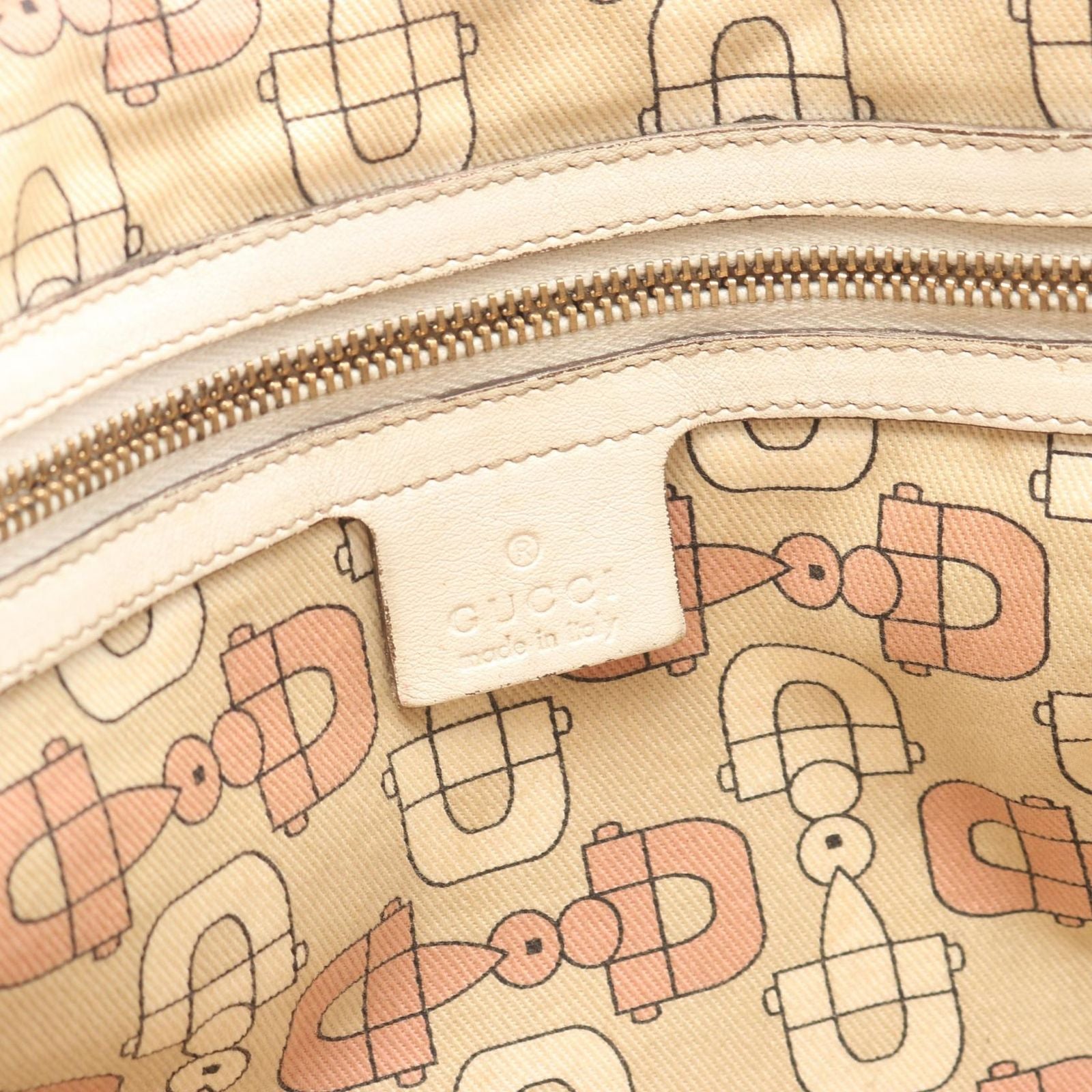 Gucci Tote GG Canvas Sherry Line Beige White — view 4