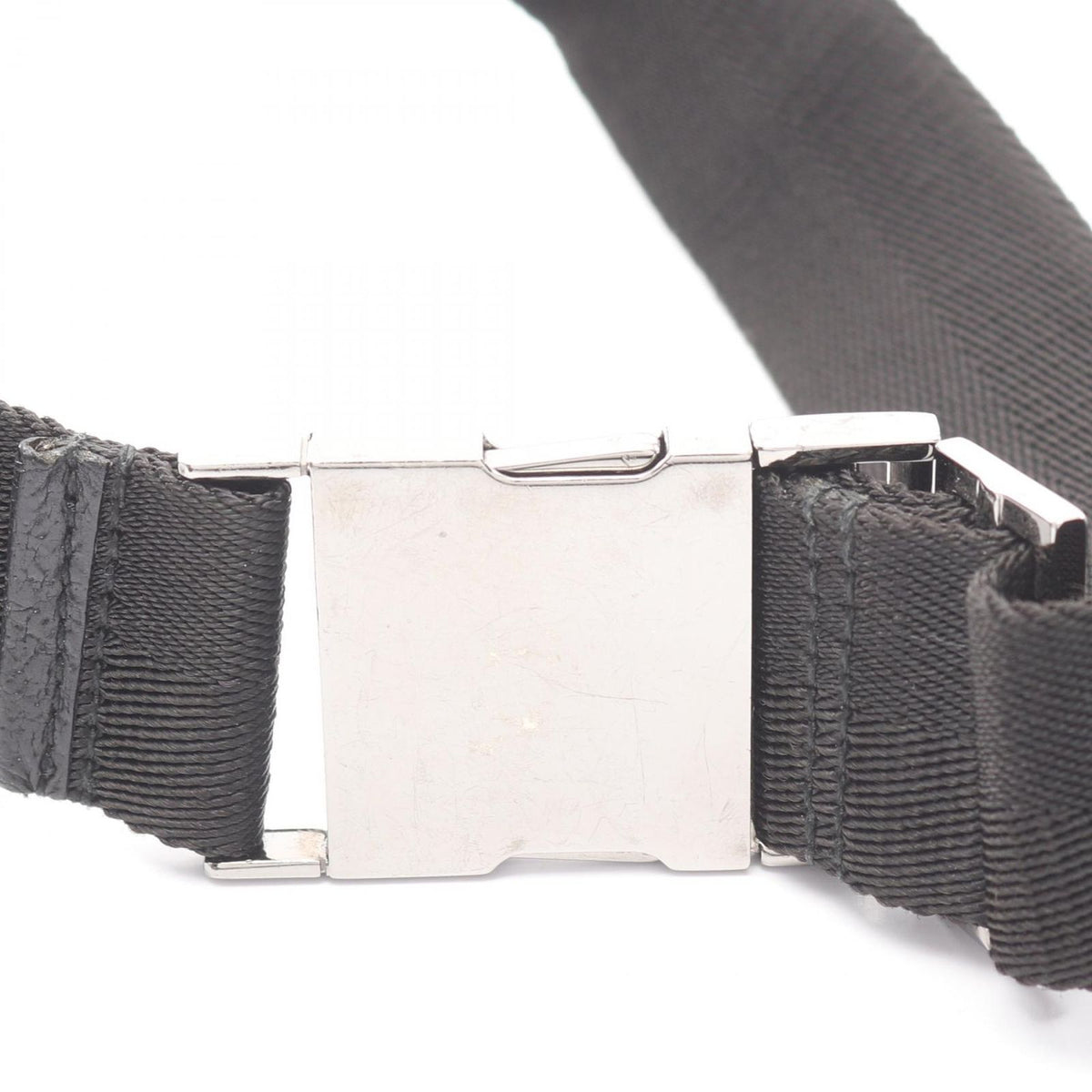 Gucci Waist Bag GG Canvas Black — view 7