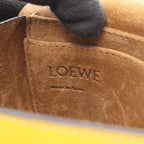 Loewe Waist Bag Gate Dual Mini Yellow Leather Shoulder — view 4